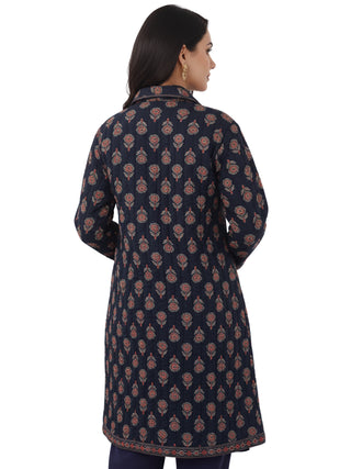 Shishir Manya Ajrakh Quilted Reversible Jacket