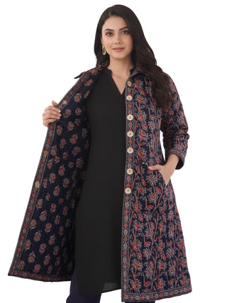 Shishir Manya Ajrakh Quilted Reversible Jacket