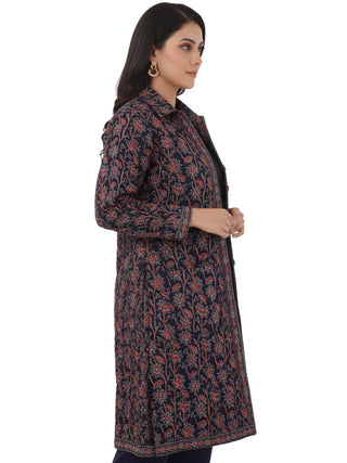 Shishir Manya Ajrakh Quilted Reversible Jacket