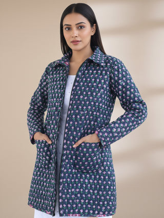 Shishir Mohini Quilted Reversible Jacket
