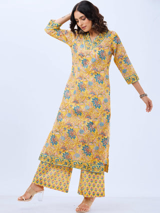 Aina Sonia Set Of Kurta Pants Kota Dupatta