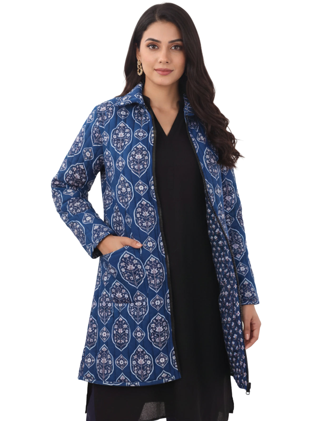 Shishir Neha Quilted Reversible Jacket