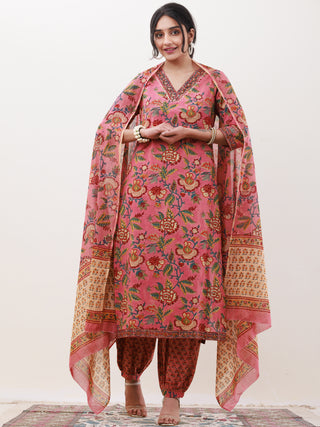 Gazal Amaira Set Of Kurta Salwar Pants Dupatta