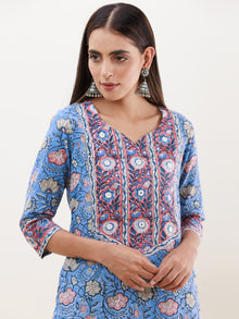 Rozana Madhu Set Of Kurta Palazzo Dupatta