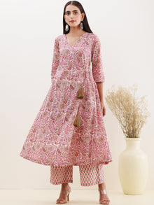 Rozana Sanjana Angrakha Kurta With Pockets