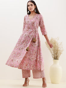 Rozana Sanjana Angrakha Kurta With Pockets