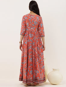 Fiza Lamha Long Flared Dress