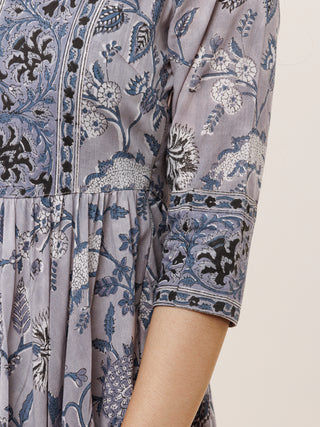 Fiza Riya Long Flared Dress