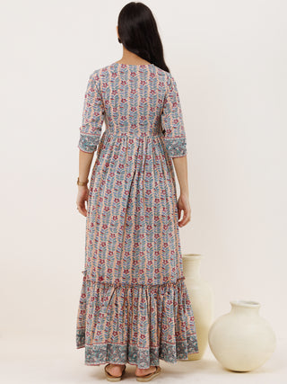 Fiza Amya Long Flared Dress