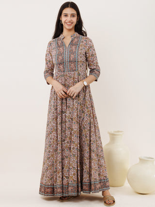 Fiza Raima Long Flared Dress