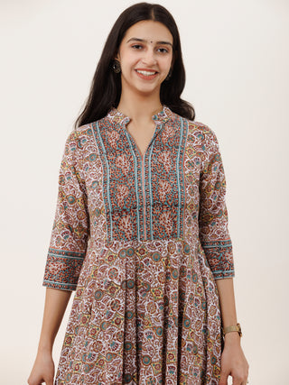 Fiza Raima Long Flared Dress