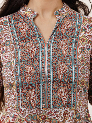 Fiza Raima Long Flared Dress