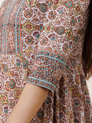 Fiza Raima Long Flared Dress