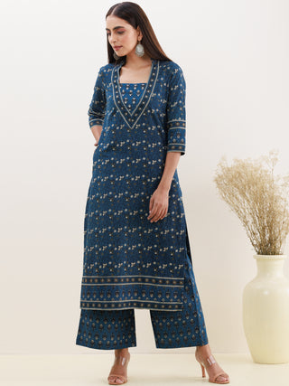 Ajrakh Parizaad Kurta