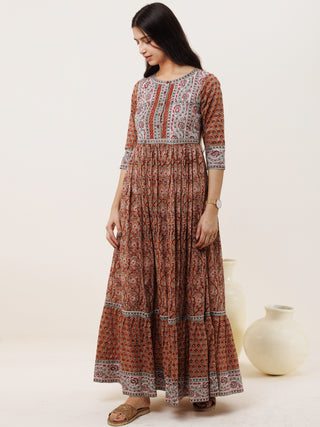 Fiza Lavanya Long Flared Dress
