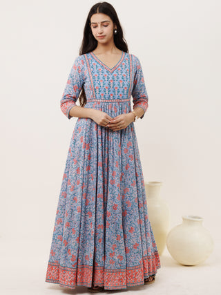 Fiza Samah Long Flared Dress