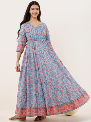 Fiza Samah Long Flared Dress