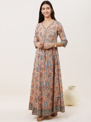Fiza Beena Long Flared Dress