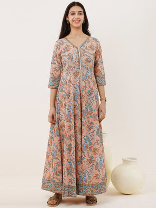 Fiza Beena Long Flared Dress