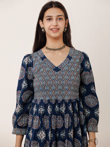 Ajrakh Pari Cotton Dress