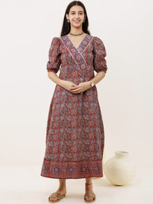 Ajrakh Pia Cotton Dress