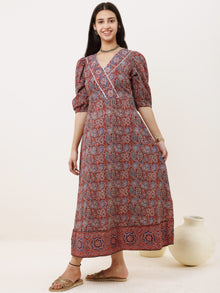 Ajrakh Pia Cotton Dress