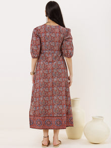 Ajrakh Pia Cotton Dress