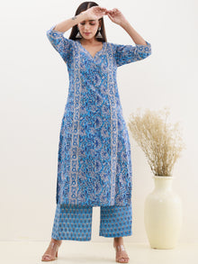 Rozana Anaysa Set Of Kurta Palazzo Dupatta