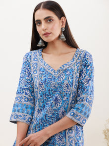 Rozana Anaysa Set Of Kurta Palazzo Dupatta