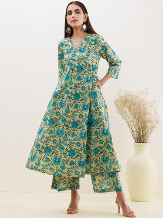 Sukoon Jia Angrakha Kurta Set