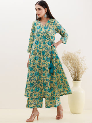 Sukoon Jia Angrakha Kurta Set