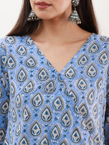 Rozana Charu Set Of Angrakha Kurta Palazzo Dupatta