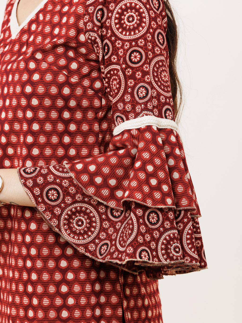 Ajrakh Beena Top – InduBindu