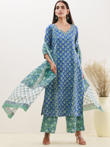 Rozana Pariza Set Of Kurta Pants Dupatta