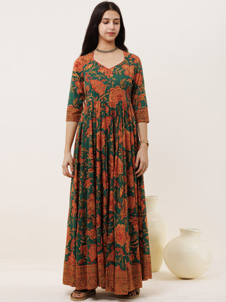 Fiza Manal Long Flared Dress