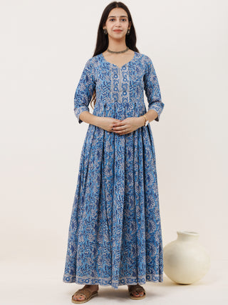 Fiza Roopsa Long Flared Dress
