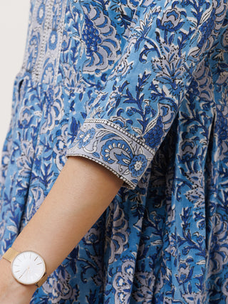 Fiza Roopsa Long Flared Dress