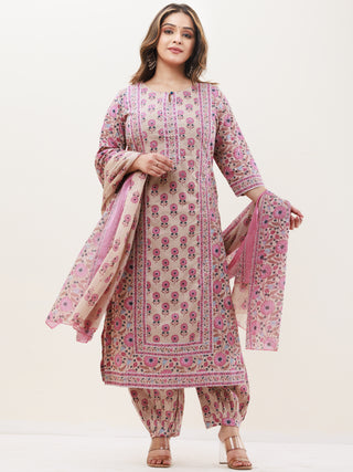 Gazal Aditi Set Of Kurta Pants Dupatta