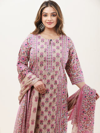 Gazal Aditi Set Of Kurta Pants Dupatta