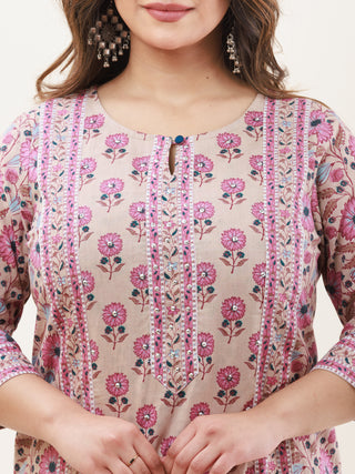 Gazal Aditi Set Of Kurta Pants Dupatta