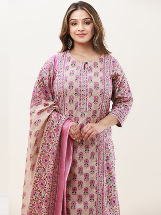 Gazal Aditi Set Of Kurta Pants Dupatta