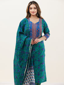 Gazal Nayra Set Of Kurta Pants Dupatta