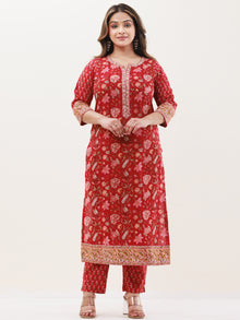 Gazal Veena Set Of Kurta Pants Dupatta