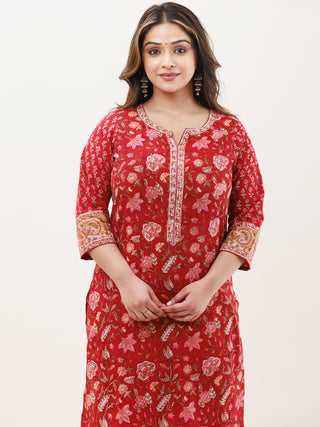Gazal Veena Straight Kurta
