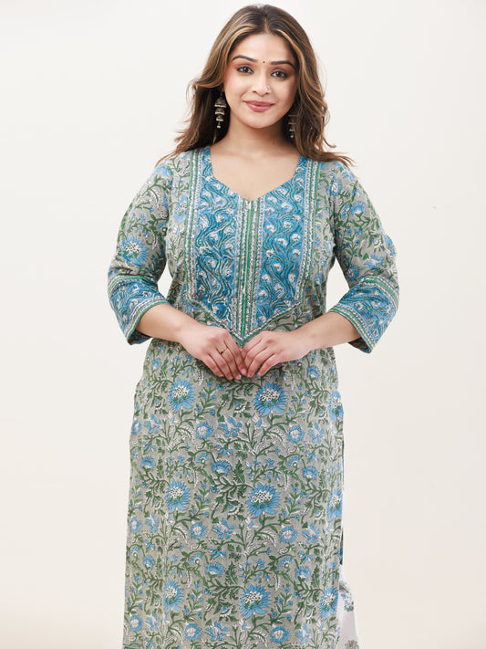 Gazal Sejal Straight Kurta