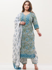 Gazal Sejal Set Of Kurta Pants Dupatta