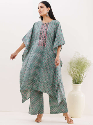 Sukoon Raima Kaftan Co-ord Set