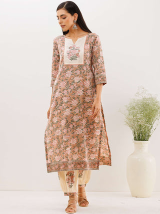 Rozana Naina Cotton Dobby Kurta