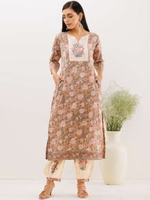 Rozana Naina Cotton Dobby Kurta