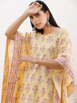 Sukoon Fiza Kaftan Co-ord Set